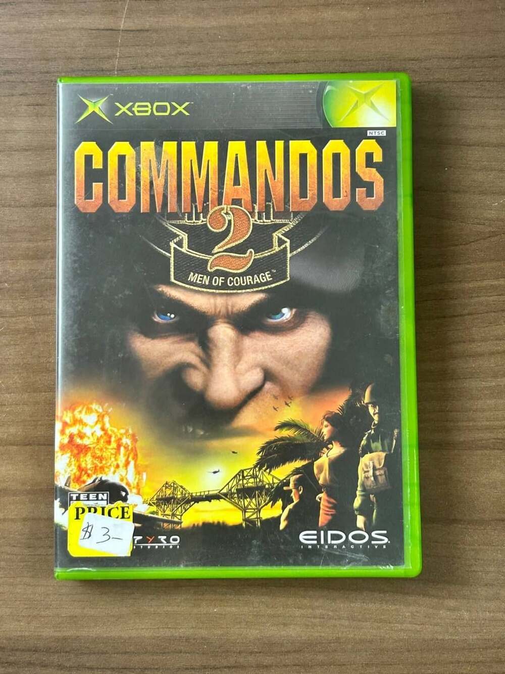 Commandos 2 Men of Courage Original Xbox 2004 CIB w/ Manual Eidos